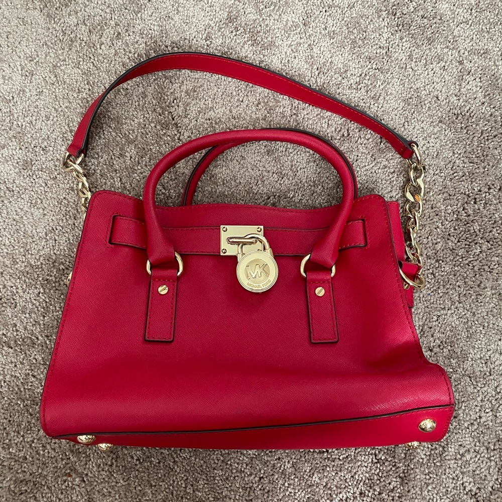 Red Michael Kors Bag